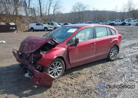 2014 Subaru Impreza 2.0I Premium из США, поврежденный, VIN JF1GPAC65E8232320